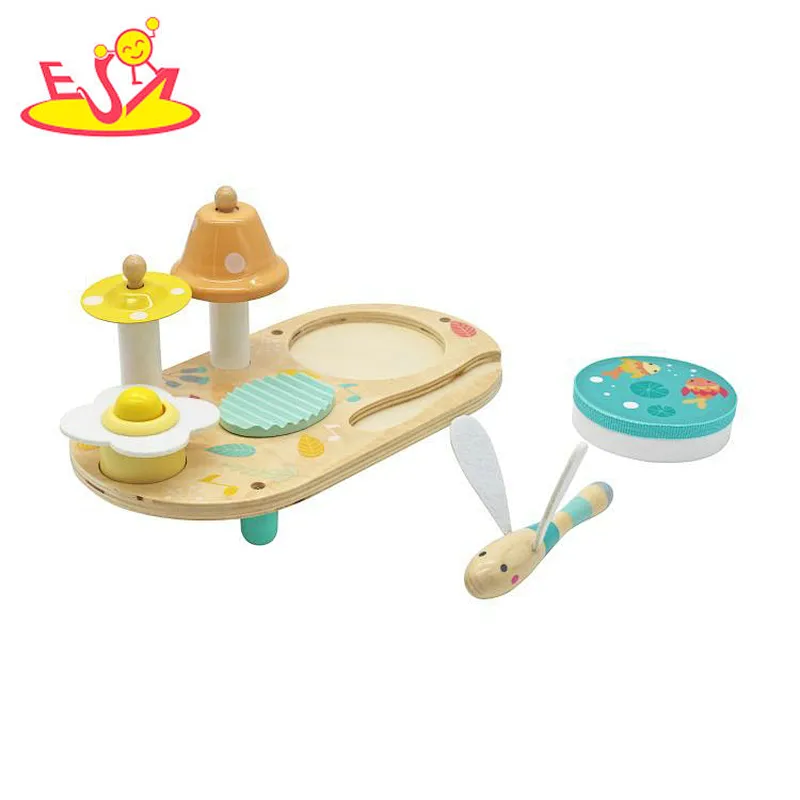 New Arrival Educational Activity Center Wooden Musical Set Toys For Kids W07A233
